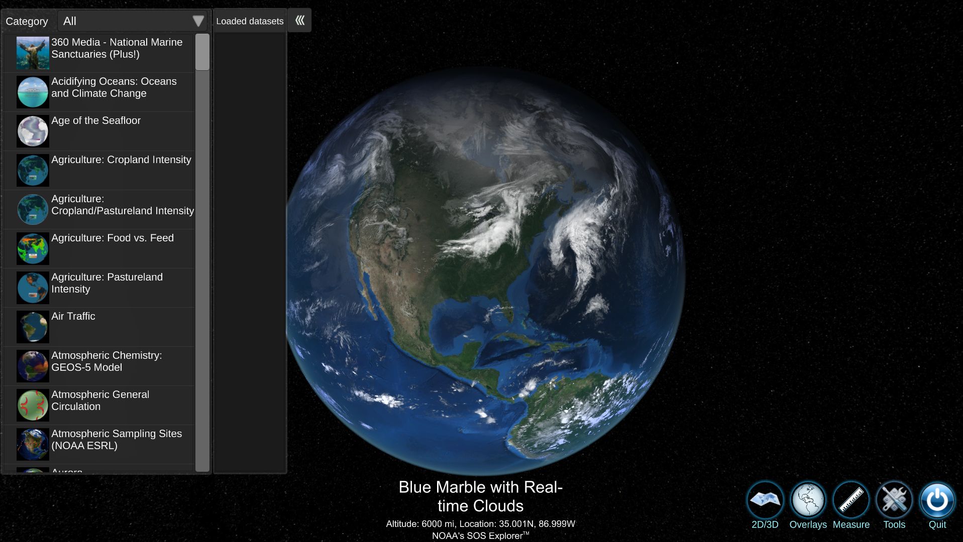 The image of the main screen of SOS Explorer®
